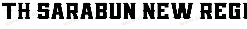TH Sarabun New Regul字体转换